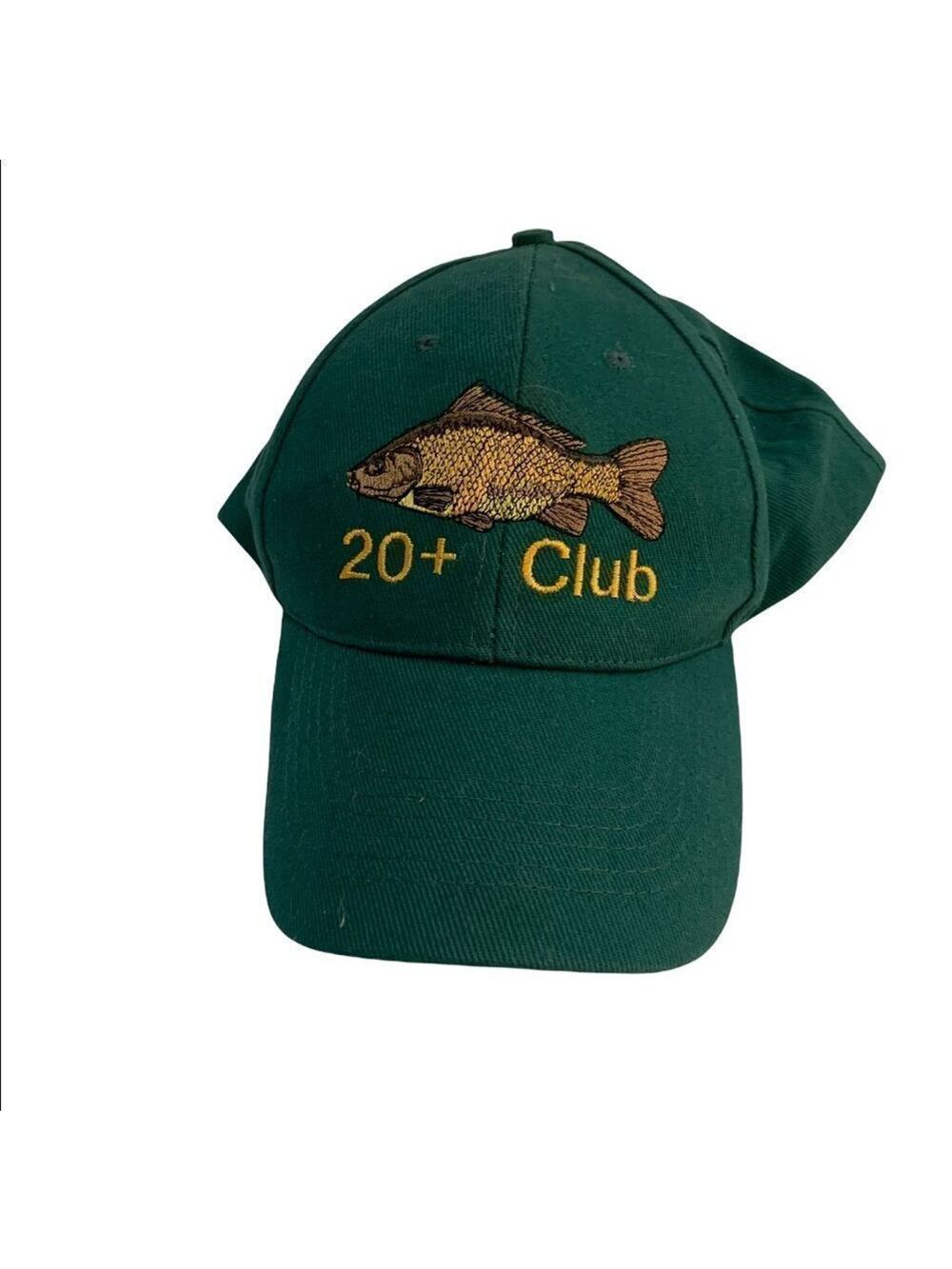Fishing dad hat cap green w adjustable strap. In EUC
